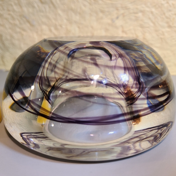 Kosta Boda BLOWN GLASS CANDLE HOLDER - Picture 8 of 9